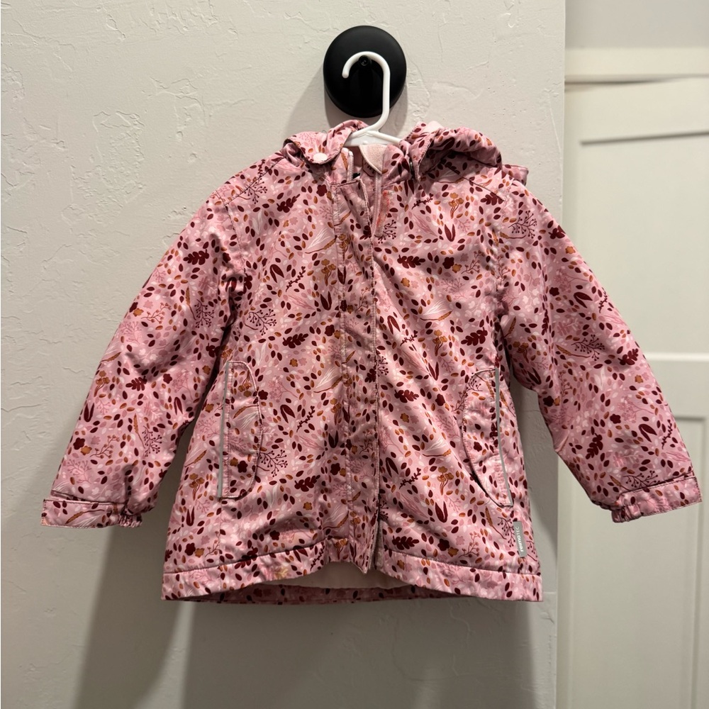 Girls' Reimatec Floral Hooded Jacket